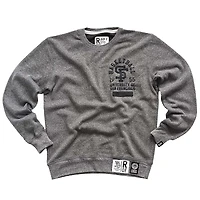 Men's Roots of Fight  Gray San Francisco Dons 1955 NCAA Men's Basketball National Champions Tri-Blend Crewneck Sweatshirt