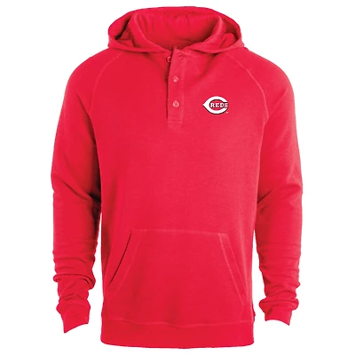 Men's Dunbrooke  Red Cincinnati Reds Montana Lightweight Raglan Pullover Hoodie
