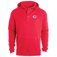 Men's Dunbrooke  Red Cincinnati Reds Montana Lightweight Raglan Pullover Hoodie