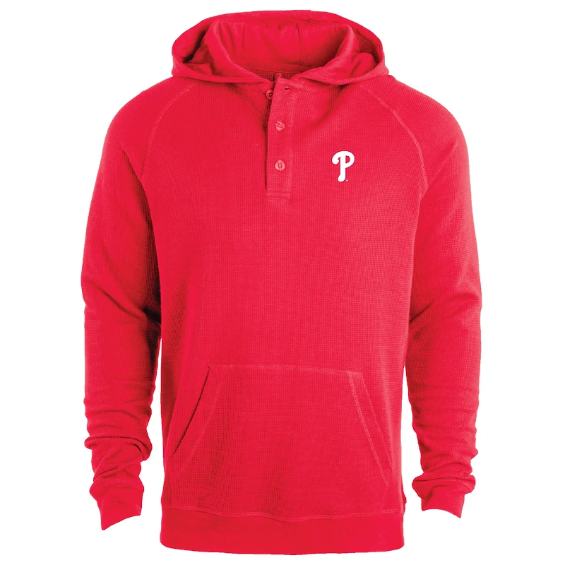 Men's Dunbrooke Red Philadelphia Phillies Montana Lightweight Raglan Pullover Hoodie