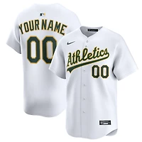 Men's Nike White Athletics Home Limited Custom Jersey
