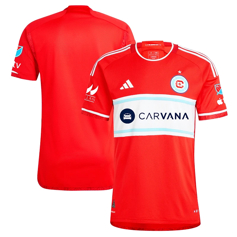 Men's adidas Red Chicago Fire 2024 Return To Red Authentic Jersey