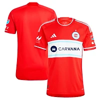 Men's adidas Red Chicago Fire 2024 Return To Red Authentic Jersey