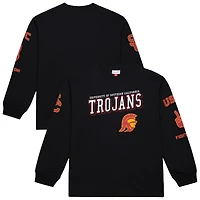 Men's Mitchell & Ness  Black USC Trojans Training Camp Long Sleeve T-Shirt