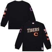 Men's Mitchell & Ness Black Clemson Tigers Training Camp Long Sleeve T-Shirt
