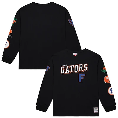 Men's Mitchell & Ness Black Florida Gators Training Camp Long Sleeve T-Shirt