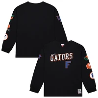 Men's Mitchell & Ness Black Florida Gators Training Camp Long Sleeve T-Shirt