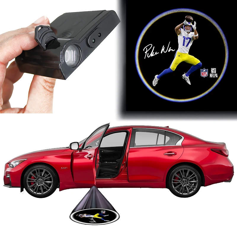 Los Angeles Rams Puka Nacua LED Car Door Light