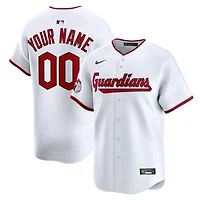 Youth Nike White Cleveland Guardians Home Limited Custom Jersey