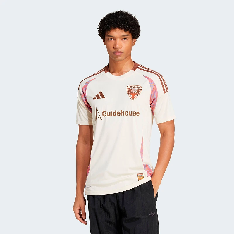 Men's adidas Natural D.C. United 2025 The Soul Kit Replica Jersey