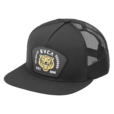 Men's RVCA Black Squadron Trucker Adjustable Hat