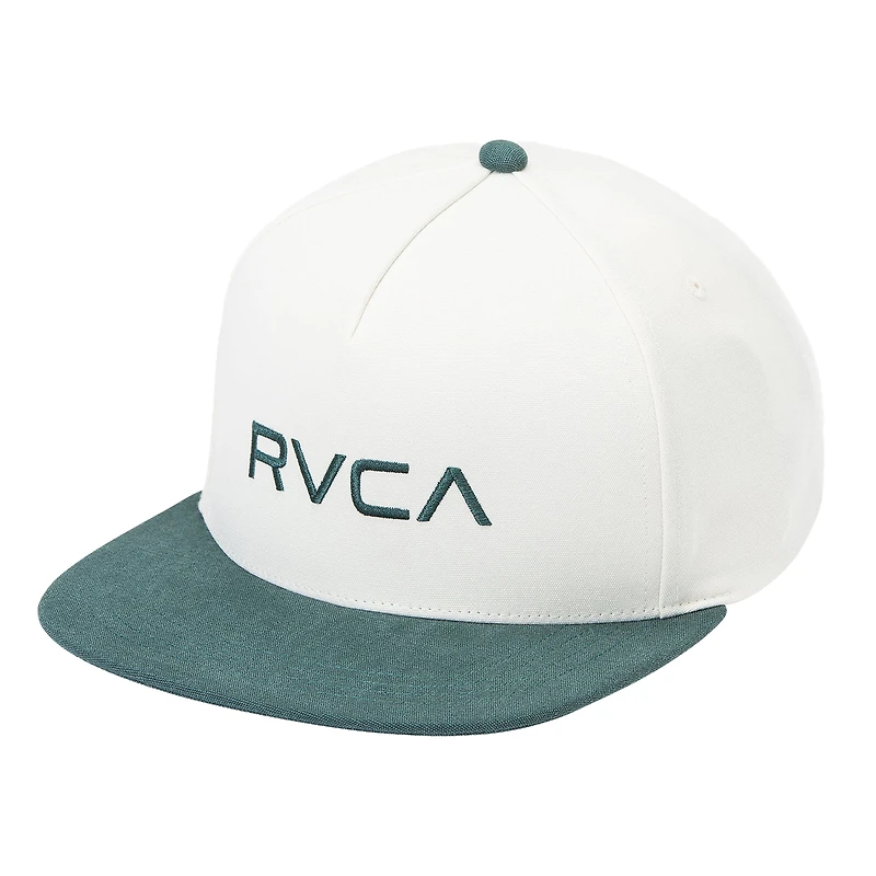 Men's RVCA White/Hunter Green Two-Tone Adjustable Hat