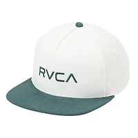 Men's RVCA White/Hunter Green Two-Tone Adjustable Hat