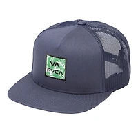 Men's RVCA Blue All The Way Trucker Adjustable Hat