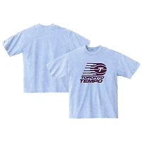 Unisex round21 Light Blue Toronto Tempo Hoops T-Shirt