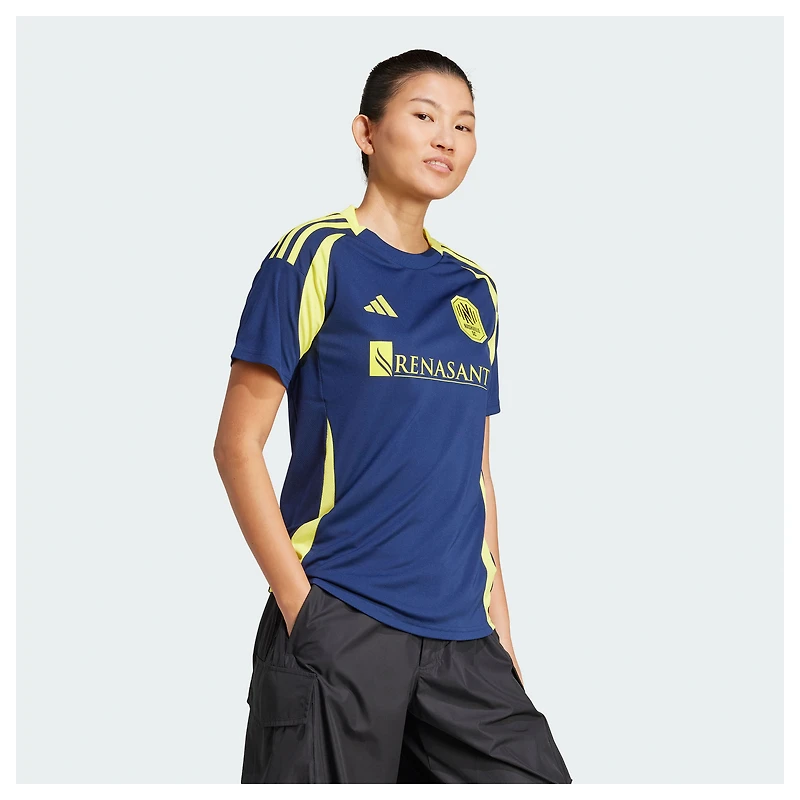 Women's adidas  Navy Nashville SC 2025 The Heart of Nashville Kit Replica Jersey