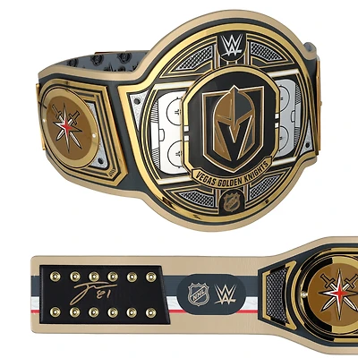 Jonathan Marchessault Vegas Golden Knights Autographed WWE Legacy Title Belt
