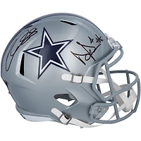 Dak Prescott & CeeDee Lamb Dallas Cowboys Autographed Riddell Speed Replica Helmet