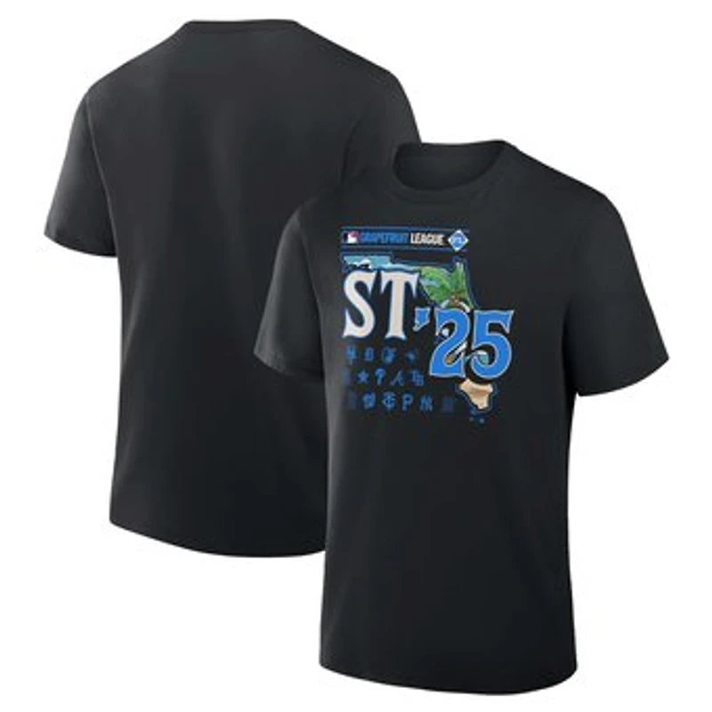 Men's Fanatics Black 2025 Spring Training Grapefruit League Local Favorite T-Shirt