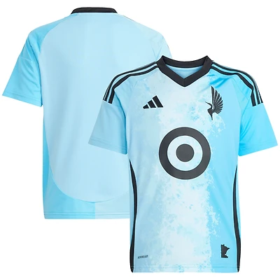 Youth adidas  Blue Minnesota United FC 2025 CONVERGENCE Replica Jersey