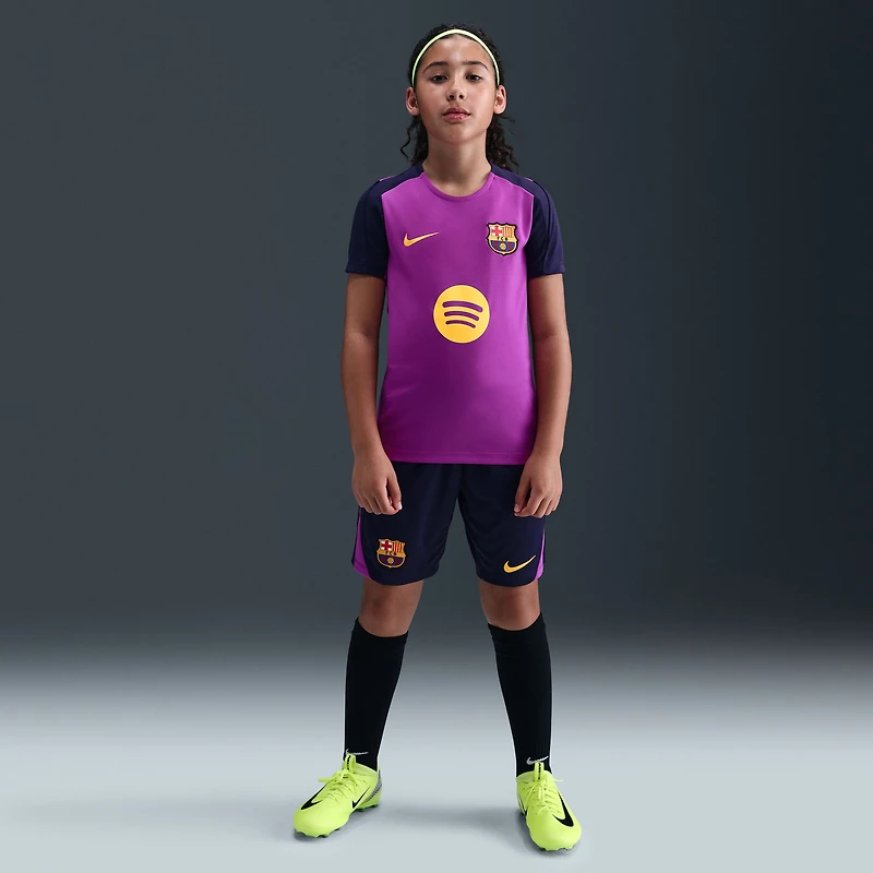 Youth Nike  Purple Barcelona 2025/26 Strike Performance Top