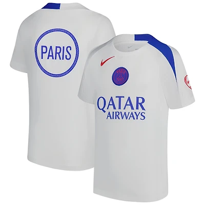 Youth Nike  White Paris Saint-Germain 2025/26 Third Strike Performance Top