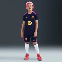 Youth Nike  Navy Barcelona 2025/26 Strike Performance Top
