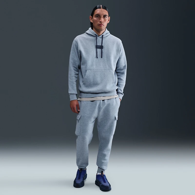 Men's Nike Heather Navy Paris Saint-Germain Club Pullover Hoodie
