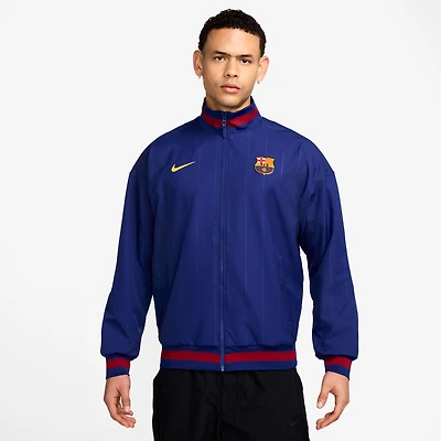 Men's Nike Blue Barcelona 2025/26 Strike Anthem Full-Zip Jacket