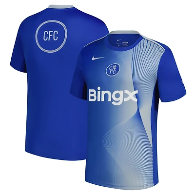 Men's Nike Blue Chelsea Third 2025/26 Academy Pro Pre-Match Dri-Fit Top
