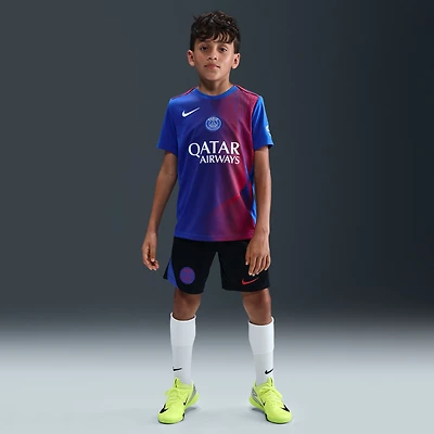 Youth Nike  Royal Paris Saint-Germain 2025/26 Third Academy Pro Pre-Match Performance Top