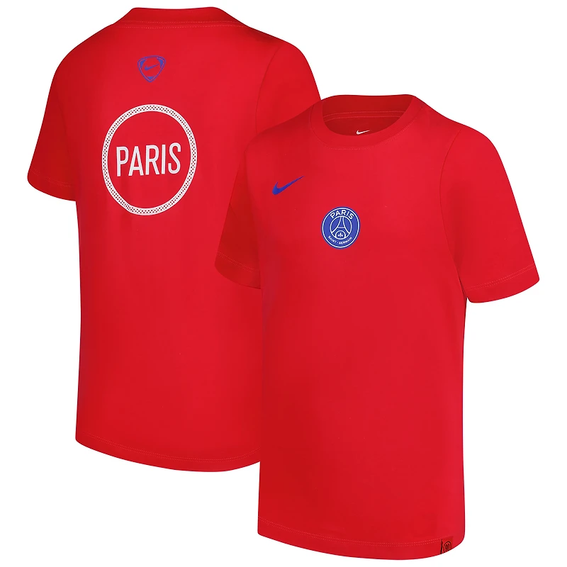 Youth Nike Red Paris Saint-Germain Total 90 Remix T-Shirt