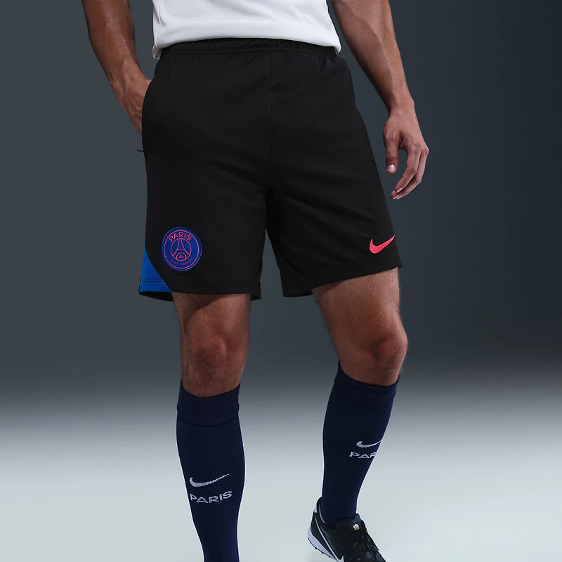 Men's Nike  Black Paris Saint-Germain 2025/26 Strike Third Performance Shorts
