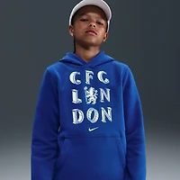 Youth Nike Blue Chelsea Club Hoodie