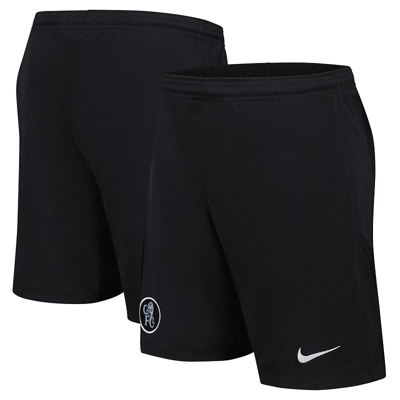 Youth Nike Black Chelsea Dri-Fit Stadium Shorts