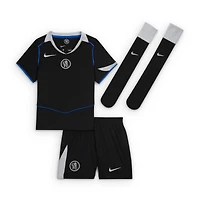 Youth Nike  Black Chelsea 2025/26 Third Stadium Kit Set