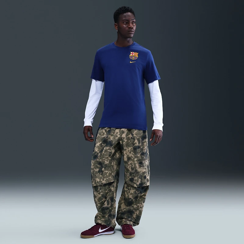Men's Nike Royal Barcelona Crest T-Shirt