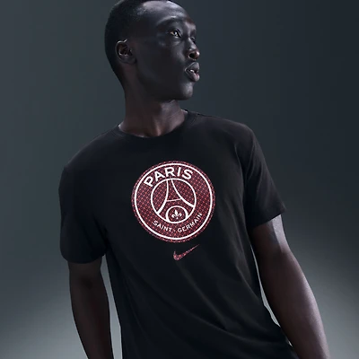 Men's Nike  Black Paris Saint-Germain Crest T-Shirt