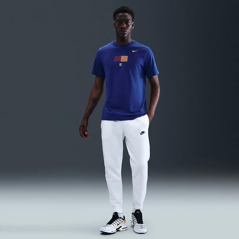 Men's Nike  Blue Barcelona Flag T-Shirt