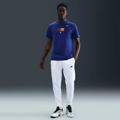 Men's Nike  Blue Barcelona Flag T-Shirt