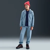 Youth Nike Heather Blue Paris Saint-Germain Club Full-Zip Hoodie