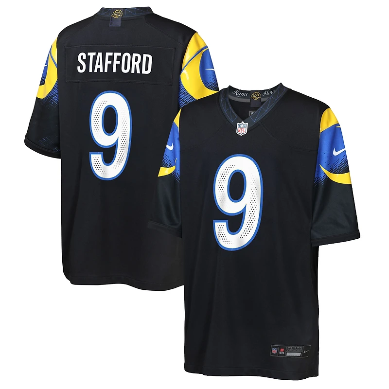 Youth Nike Matthew Stafford Midnight Blue Los Angeles Rams 2025 Rivalries Collection Game Jersey