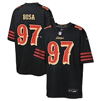 Youth Nike Nick Bosa Black San Francisco 49ers 2025 Rivalries Collection Game Jersey