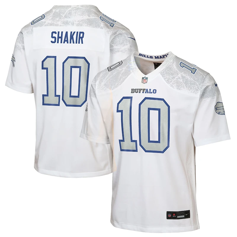 Youth Nike Khalil Shakir White Buffalo Bills 2025 Rivalries Collection Game Jersey