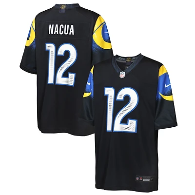 Youth Nike Puka Nacua Midnight Blue Los Angeles Rams 2025 Rivalries Collection Game Jersey