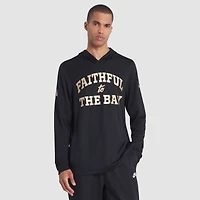 Men's Nike Black San Francisco 49ers 2025 Rivalries Collection Sideline Dri-FIT Long Sleeve Hoodie T-Shirt