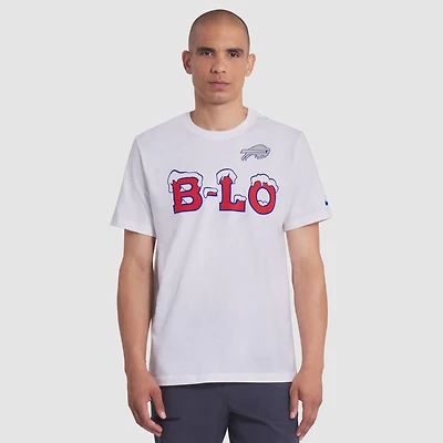 Men's Nike White Buffalo Bills 2025 Rivalries Collection Essential T-Shirt