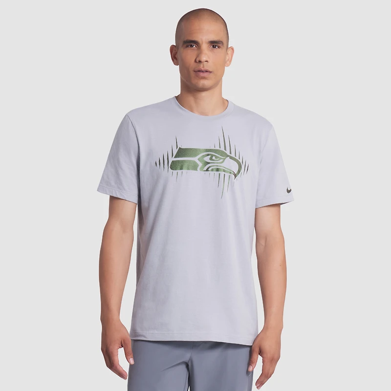 Men's Nike  Wolf Gray Seattle Seahawks 2025 Rivalries Collection Essential T-Shirt