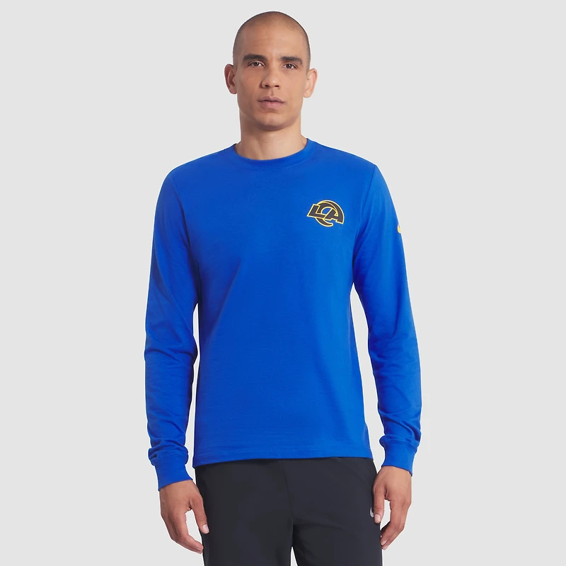 Men's Nike Royal Los Angeles Rams 2025 Rivalries Collection Essential Long Sleeve T-Shirt