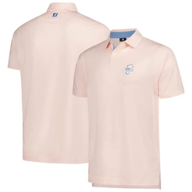 Men's White 2025 WM Phoenix Open Irongate Print Lisle Polo